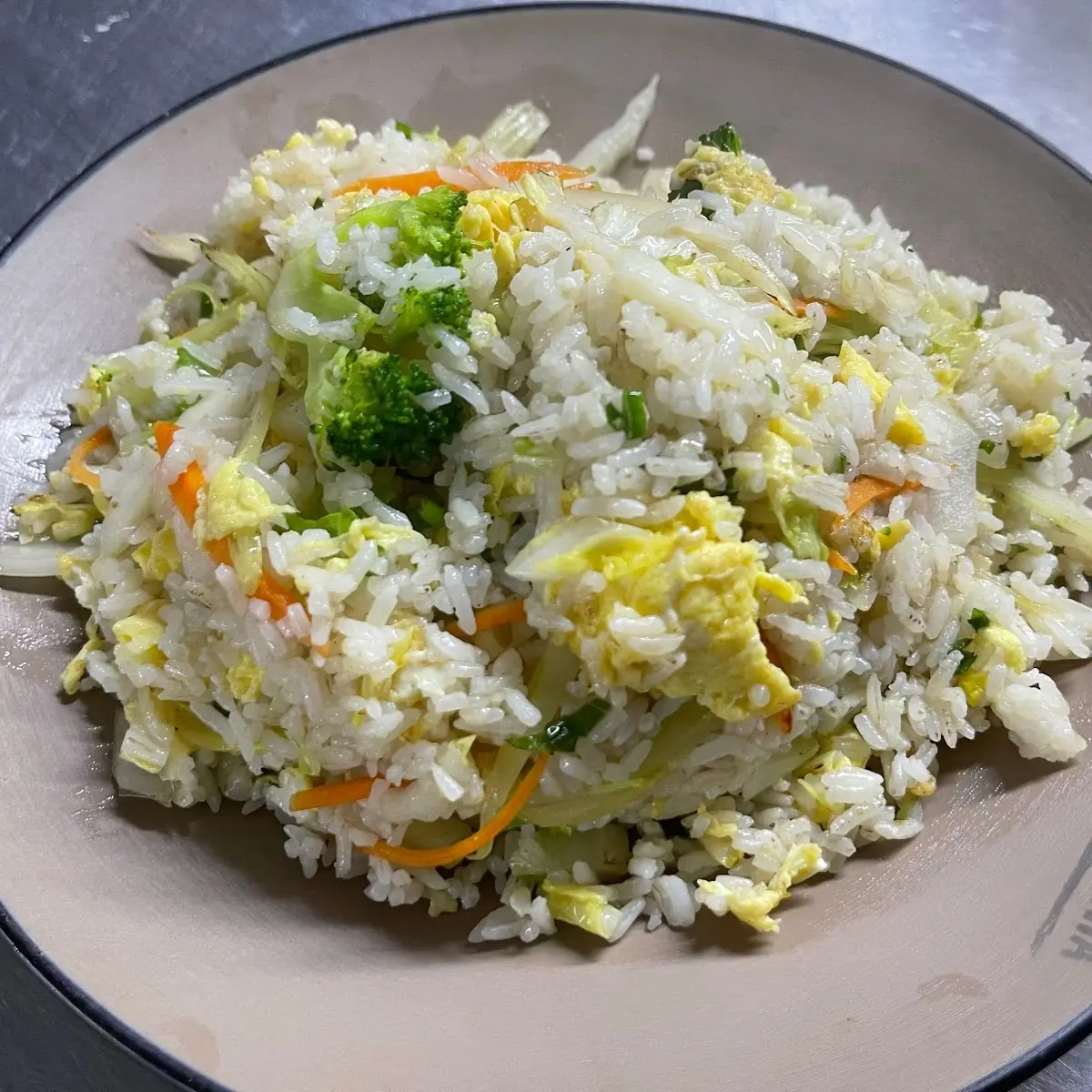 菜炒饭 vegetable fried rice